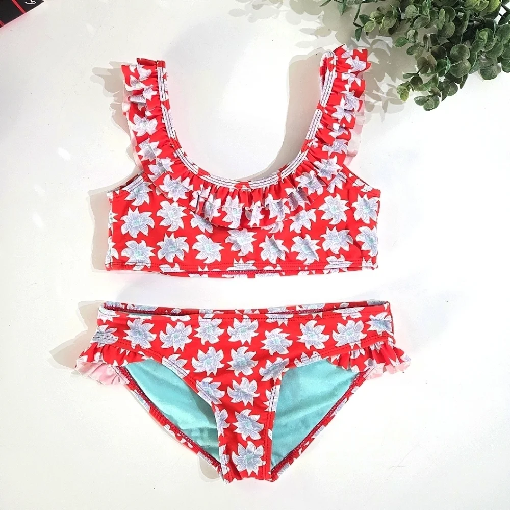 Raisins Girls Floral 2 Piece Swimsuit